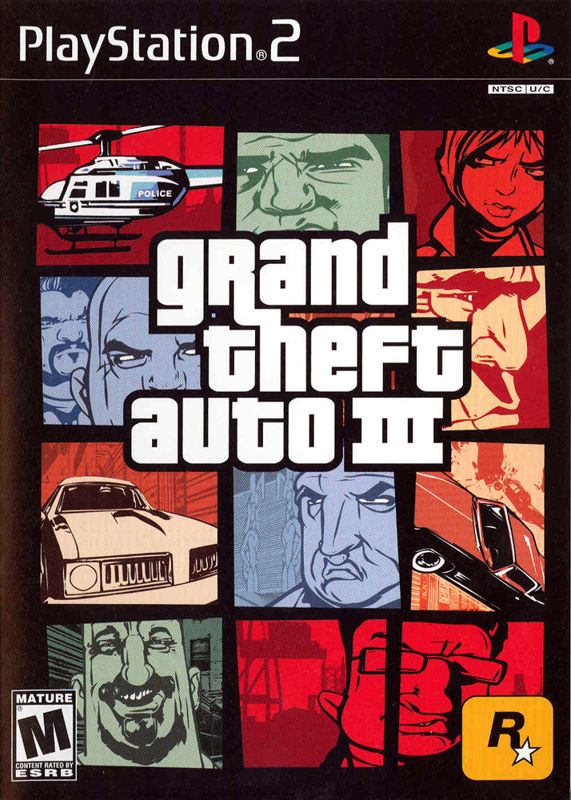 Grand Theft Auto III box art for Playstation 2